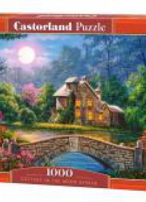 Puzzle 1000 Cottage in the Moon Garden CASTOR