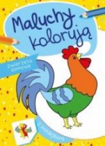 Maluchy kolorują zwierzęta domowe