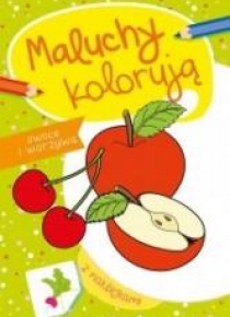 Maluchy kolorują owoce i warzywa