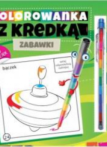 Kolorowanka z kredką - Zabawki