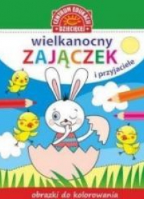 Obrazki do kolorowania Wielkanocny zajączek...