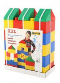 Klocki Budowniczy XXL 36 elementów