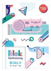 Blok techniczny biały A3/10K HAPPY COLOR