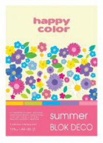 Blok A5/20K Deco Summer 170g HAPPY COLOR
