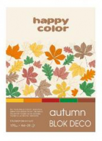 Blok A5/20K Deco Autumn 170g HAPPY COLOR