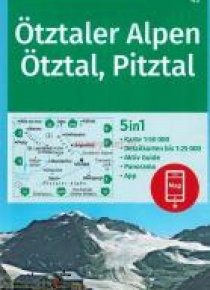 Otztaler Alpen, Otztal, Pitztal 1 50 000 KOMPASS
