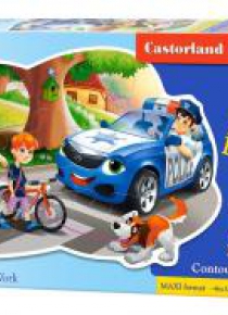 Puzzle 12 maxi Policeman at Work CASTOR
