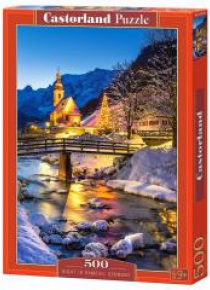 Puzzle 500 Night in Ramsau, Germany CASTOR