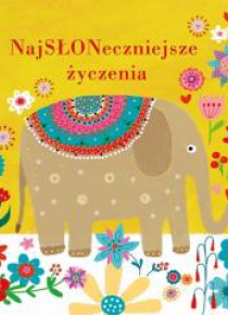 Karnet B6 Urodziny- Słoń