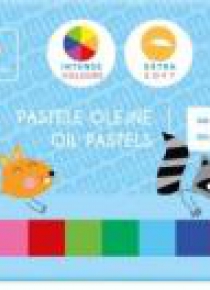 Pastele olejne 12 kolorów BB Kids niebieski