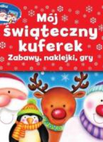 Mój świąteczny kuferek Zabawy, naklejki, gry