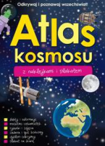 Atlas kosmosu z naklejkami i plakatem