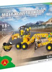 Mały Konstruktor Maszyny Budowlane - Grader ALEX