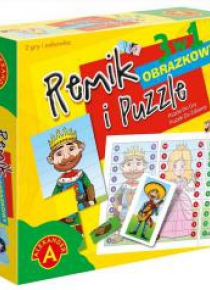 Remik obrazowy i puzzle ALEX
