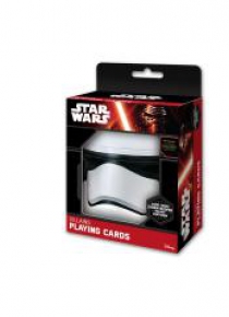 Karty Star Wars Episode 7 + biały hełm Cartamundi
