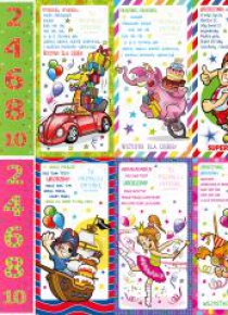 Karnet Kids DL + koperta mix wzorów