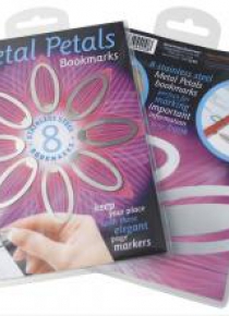 Metal Petals Bookmarks - zestaw 8 zakładek