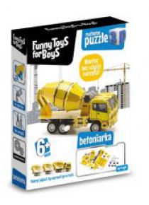 Puzzle ruchome 3D Betoniarka