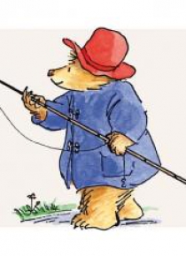 Karnet kwadrat z kopertą Paddington Fishing