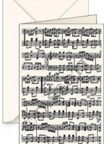 Karnet B6 + koperta Music
