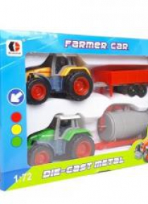 Traktor z przyczepą