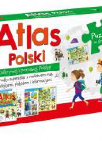Pakiet: Atlas Polski/Plakat z mapą/Puzzle