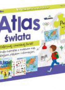 Pakiet: Atlas Świata/Plakat z mapą/Puzzle