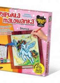 Wypukła malowanka Jednorożec - Słońce