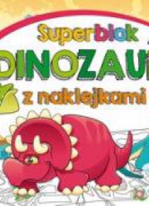Superblok z naklejkami. Dinozaury