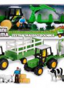Mini Farma Traktor z przyczepą