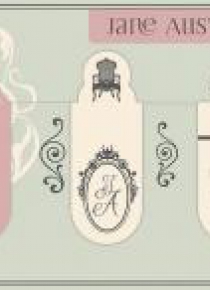 Zakładki magnetyczne - Jane Austen