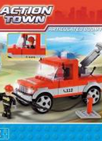 Action Town Ciężarówka straży pożarnej z koszem