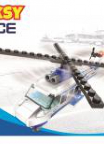 Klocki Kloksy Policja helikopter 156 elementów