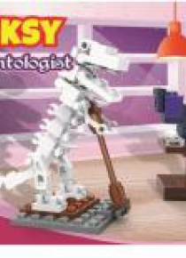 Klocki Kloksy Paleontolożka 74 elementy