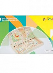 Gra matematyczne domino drewniana
