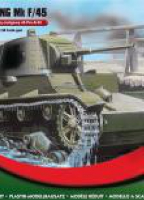 Czołg z wieżą i armatą Vickers-Armstrong Mk F/45