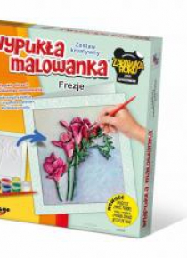 Wypukła Malowanka Kwiaty - Frezje