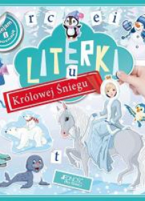 Literki u Królowej Śniegu. Naklejam i poznaję