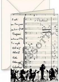 Karnet B6 + koperta Orchestra