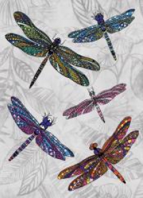 Karnet B6 z kopertą Dragonfly Dance