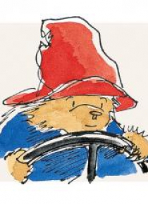 Karnet kwadrat z kopertą Paddington Driving