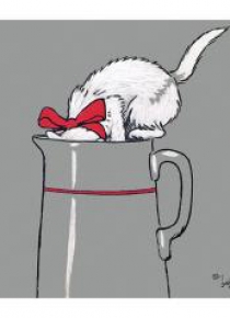 Karnet kwadrat z kopertą Thirsty Work