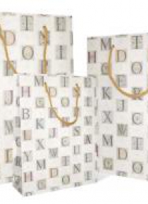 Torebka ozdobna BXS502002 Letters średnia