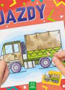 Pojazdy. Kolorowanka z naklejkami