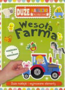 Duże naklejki dla małych rączek - Wesoła farma