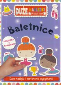 Duże naklejki dla małych rączek - Baletnice