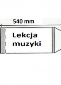 Okładka na podręcznik Lekcja muzyki (25szt) NARNIA