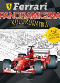 Ferrari. Panoramiczna kolorowanka