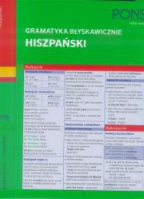 Gramatyka błyskawicznie. Hiszpański PONS