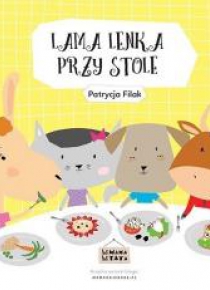 Lama Lenka przy stole